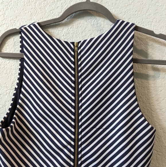 Navy & White Striped Altar'd State Dress Size S - Picture 8 of 10